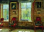 Stanislaw Julianowitsch Zukowski  - Bilder Gemälde - In the Old House-3