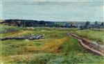 Stanislaw Julianowitsch Zukowski  - Bilder Gemälde - Landscape with a Road