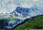 Stanislaw Julianowitsch Zukowski  - Bilder Gemälde - Mountain Landscape