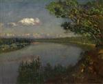 Stanislaw Julianowitsch Zukowski  - Bilder Gemälde - River Neman