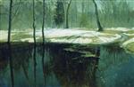 Stanislaw Julianowitsch Zukowski  - Bilder Gemälde - Spring Flood