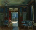 Stanislaw Julianowitsch Zukowski  - Bilder Gemälde - Sunlit Interior