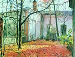 Stanislaw Julianowitsch Zukowski  - Bilder Gemälde - The Abandoned House