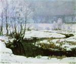 Stanislaw Julianowitsch Zukowski  - Bilder Gemälde - The Beginning of Winter