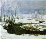 Stanislaw Julianowitsch Zukowski  - Bilder Gemälde - The Beginning of Winter