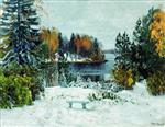 Stanislaw Julianowitsch Zukowski  - Bilder Gemälde - The First Snow