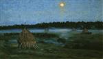 Stanislaw Julianowitsch Zukowski  - Bilder Gemälde - The Moonrise