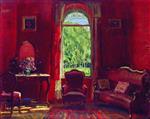 Stanislaw Julianowitsch Zukowski  - Bilder Gemälde - The Red Room