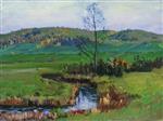 Stanislaw Julianowitsch Zukowski  - Bilder Gemälde - The Vileika River
