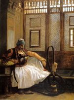 Jean Leon Gerome - Peintures - Fumeur