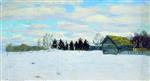 Stanislaw Julianowitsch Zukowski  - Bilder Gemälde - Winter Day