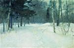 Stanislaw Julianowitsch Zukowski  - Bilder Gemälde - Winter Forest
