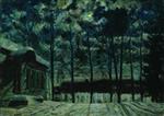 Stanislaw Julianowitsch Zukowski  - Bilder Gemälde - Winter Night