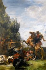 Eugene Fromentin - Bilder Gemälde - An Ambush