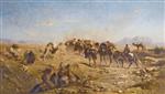 Eugene Fromentin - Bilder Gemälde - Arabian Caravan