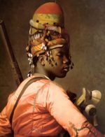 Jean Léon Gérôme - Peintures - Bashi noir