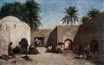 Eugene Fromentin  - Bilder Gemälde - Khan in Algiers