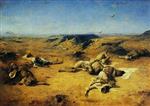 Eugene Fromentin  - Bilder Gemälde - Le pays de la soif
