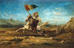 Eugene Fromentin  - Bilder Gemälde - Standard Bearer