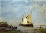 Eugene Fromentin  - Bilder Gemälde - The Banks of the Nile