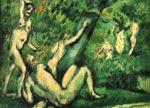 Paul Cézanne - Peintures - Baigneurs