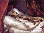Jean Louis Theodore Gericault - Bilder Gemälde - General Letellier auf dem Sterbebett