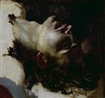 Jean Louis Theodore Gericault - Bilder Gemälde - Head of a Dead Young Man
