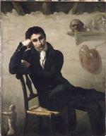 Jean Louis Theodore Gericault  - Bilder Gemälde - Portrait of an Artist in his Studio