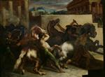 Jean Louis Theodore Gericault  - Bilder Gemälde - Riderless Horse Races