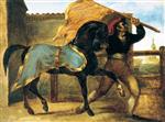 Jean Louis Theodore Gericault  - Bilder Gemälde - The Horse Race
