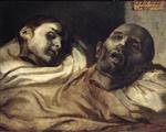 Jean Louis Theodore Gericault  - Bilder Gemälde - The Severed Heads