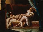 Jean Louis Theodore Gericault  - Bilder Gemälde - Three Lovers