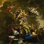 Luca Giordano - Bilder Gemälde - Allegory of Prudence
