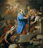 Luca Giordano  - Bilder Gemälde - Die Heimsuchung Mariae