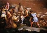Luca Giordano  - Bilder Gemälde - Die Kreuztragung