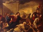 Luca Giordano  - Bilder Gemälde - Expulsion of the Moneychangers from the Temple