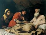 Luca Giordano  - Bilder Gemälde - Issac Blessing Jacob