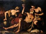 Luca Giordano  - Bilder Gemälde - Lot and His Daughters