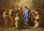 Luca Giordano  - Bilder Gemälde - Marriage of the Virgin