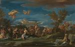 Luca Giordano  - Bilder Gemälde - Mythological Scene of Agriculture