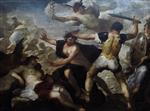 Luca Giordano  - Bilder Gemälde - Perseus cutting of Medusa’s head