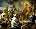 Luca Giordano  - Bilder Gemälde - Saint John the Baptist Preaching