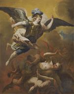 Luca Giordano  - Bilder Gemälde - Saint Michael Defeating Satan