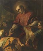 Luca Giordano  - Bilder Gemälde - San Carlos Borromeo