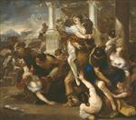 Luca Giordano  - Bilder Gemälde - The Abduction of the Sabine Women