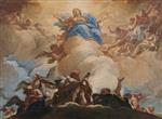 Luca Giordano  - Bilder Gemälde - The Asumption of the Virgin