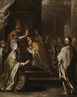 Luca Giordano  - Bilder Gemälde - The Consecration Of Saint Gregorio Armeno