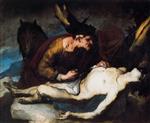 Luca Giordano  - Bilder Gemälde - The Good Samaritan