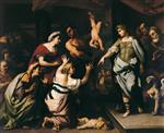 Luca Giordano  - Bilder Gemälde - The Judgement of Solomon