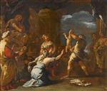 Luca Giordano  - Bilder Gemälde - The Judgement of Solomon
